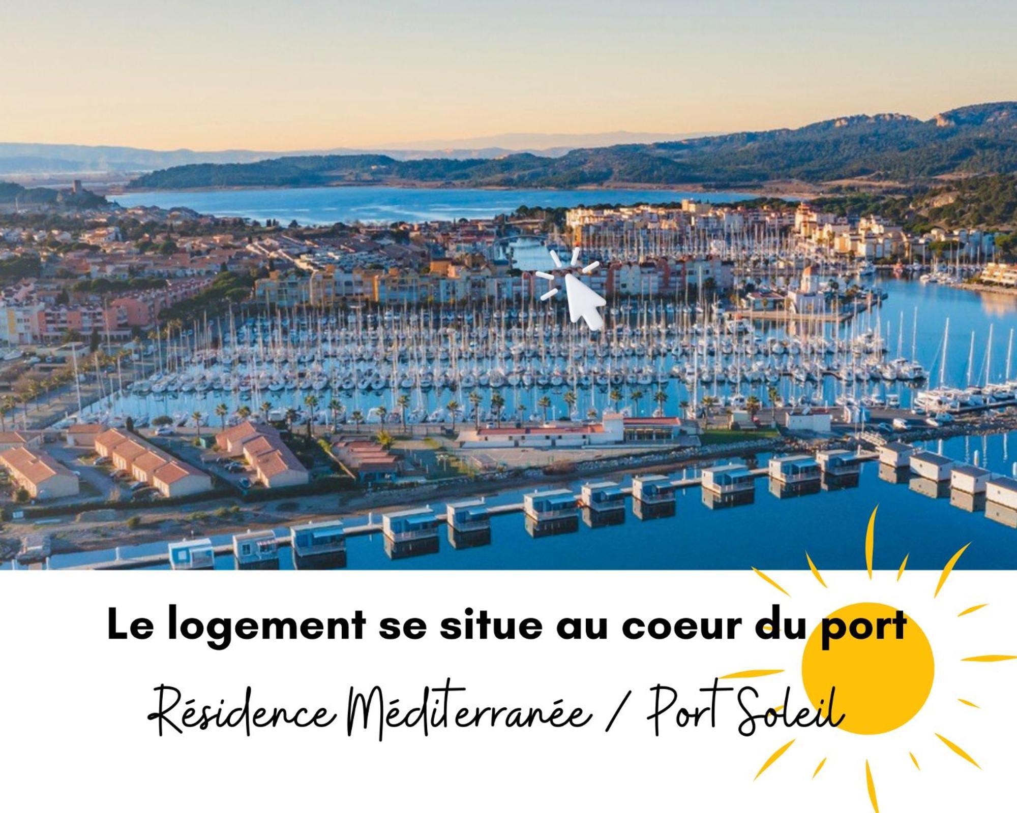 L'Eden - Vue Magnifique Sur Le Port, Les Chalets & La Mer - Gruissan Exterior photo